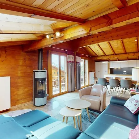 Apartment With Spectacular View Of The Peaks Crans-Montana Extérieur photo