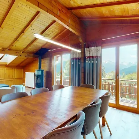 Apartment With Spectacular View Of The Peaks Crans-Montana Extérieur photo