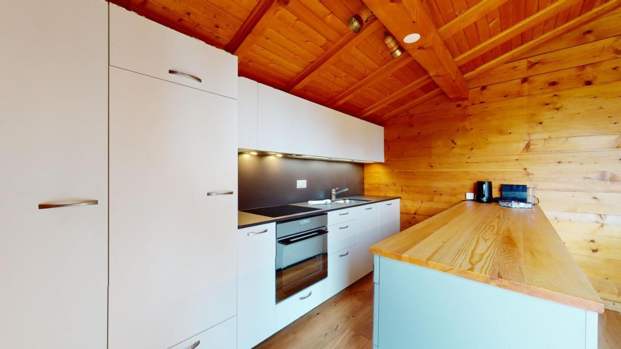 With Spectacular View Of The Peaks Appartement Crans-Montana