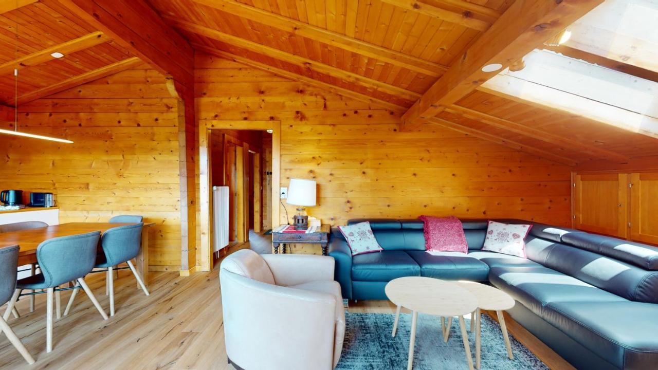 With Spectacular View Of The Peaks Crans-Montana
