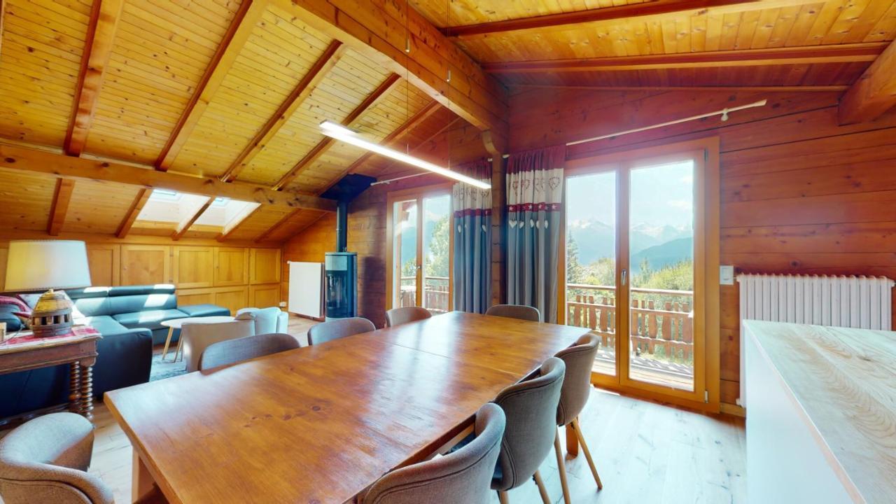 With Spectacular View Of The Peaks Crans-Montana
